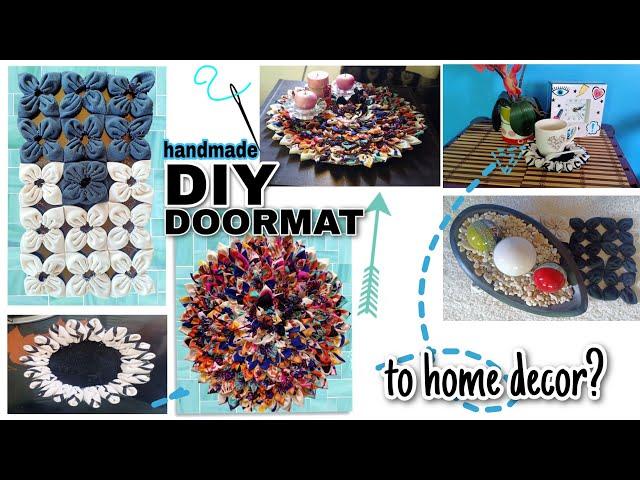 How To Make Doormat | Very Easy Doormat Making At Home +DIY Doormat From Old Jeans | Home Decor