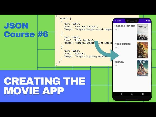 Creating Movie App - Parsing JSON from url into RecyclerView