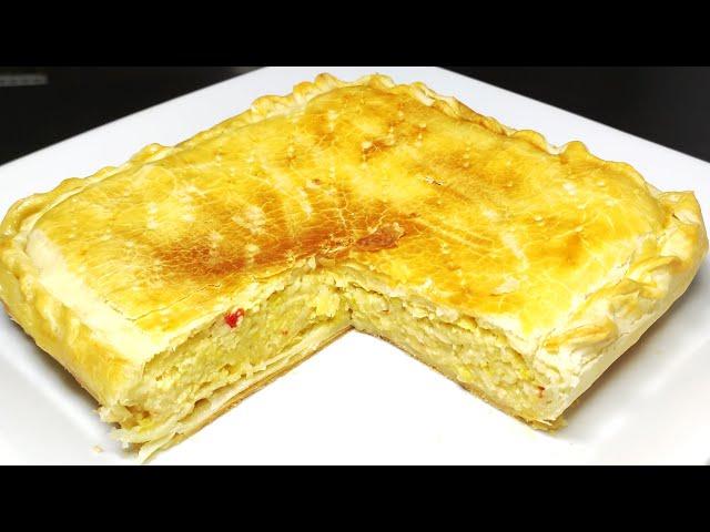 Pastel de puerros muy facil