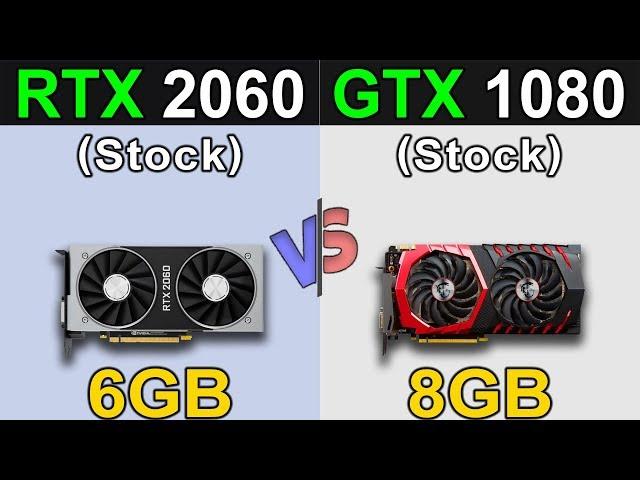 RTX 2060 Vs. GTX 1080 | 1080p and 1440p Gaming Benchmarks