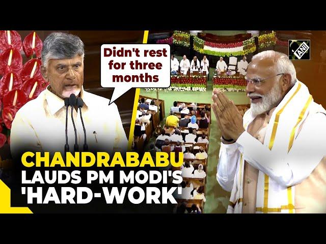 “Didn't rest for three months, same zeal”: Chandrababu Naidu lauds PM Modi’s mega election campaign