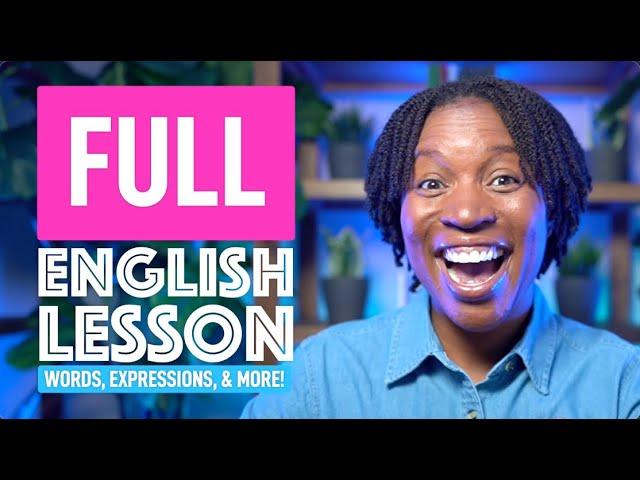 FULL ENGLISH LESSON - ENGLISH WORDS AND EXPRESSIONS YOU MUST KNOW ABOUT PERSONALITY