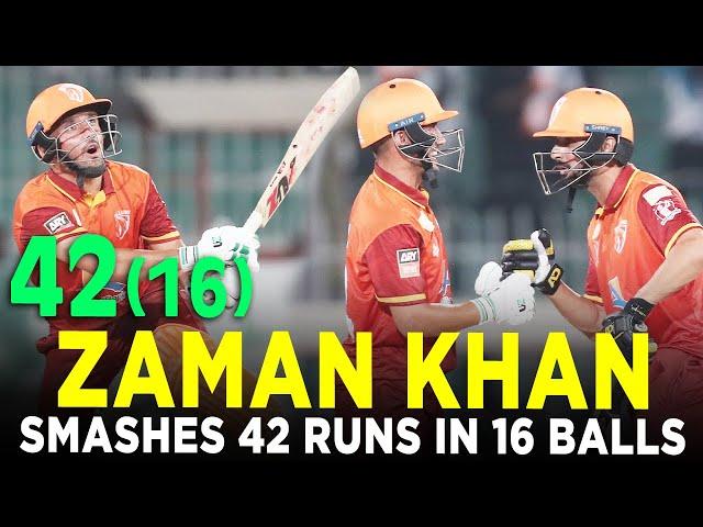 Zaman Unbelievable 42 Runs | Stallions vs Panthers | M 9 | Bahria Town Champions Cup 2024 | M9A1K