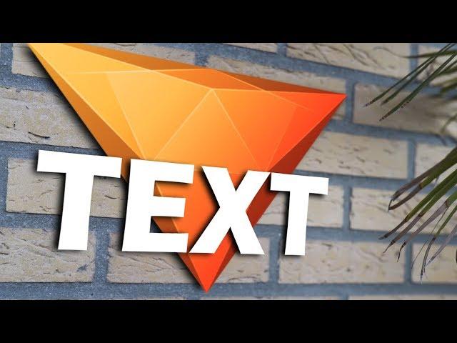 Text an Wand Heften in Hitfilm Express | deutsch