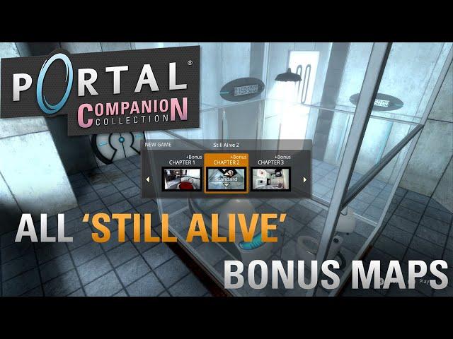 All 'Still Alive' Bonus Maps | Portal - Portal: The Companion Collection - Nintendo Switch