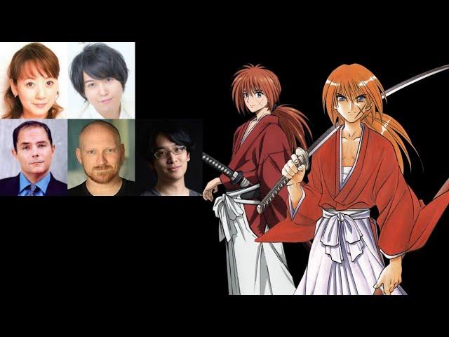 Anime Voice Comparison- Kenshin Himura (Rurouni Kenshin)