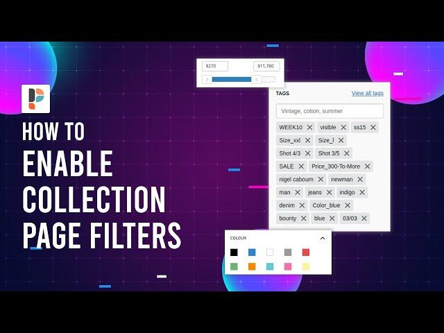 How to Create Product Filters on Collection Pages in Shopify | Shopify Tutorials