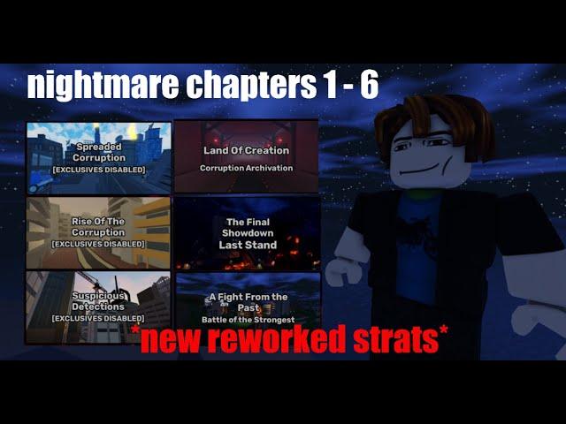 [skibi defense] how to beat nightmare chapters 1 - 6 again (SOLO)