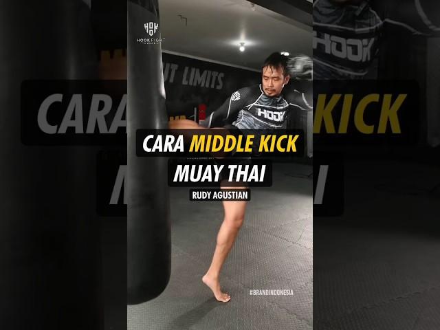 Cara Middle Kick Muay Thai by Rudy Golden Boy. - Hook Fight Gear