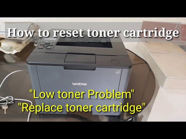 HL L5100DN  How to reset toner cartridge?