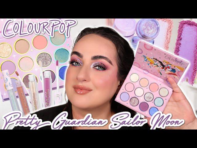 NEW SAILOR GUARDIANS SAILOR MOON X COLOURPOP COLLECTION! TRYING EVERYTHING!