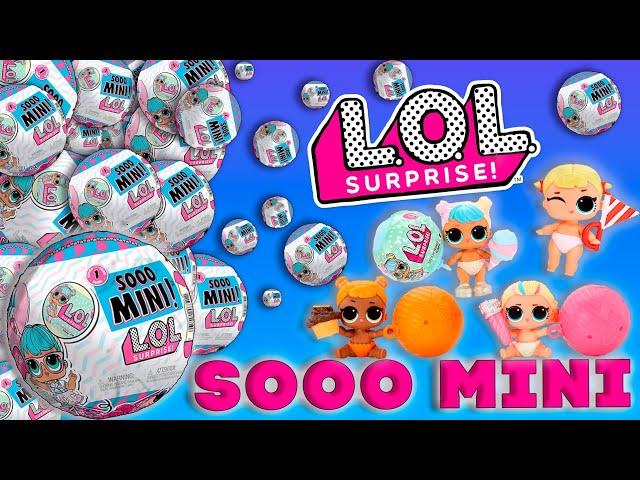 Очень Маленькие Шарики с Сюрпризами LOL Surprise Sooo Mini Lil Sister Обзор-Распаковка