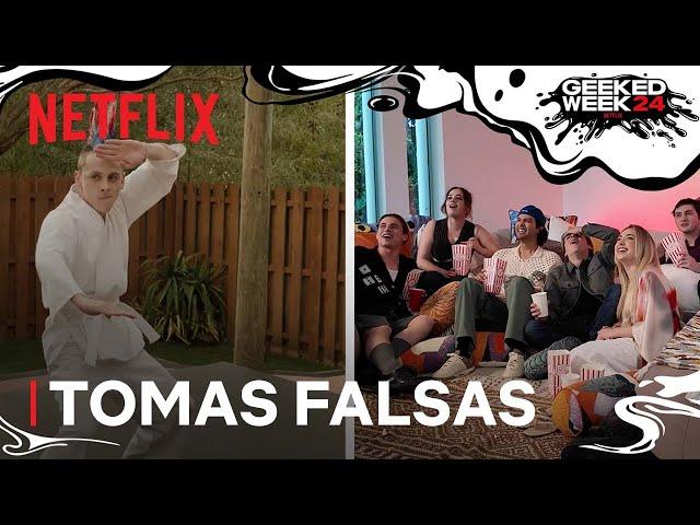 Cobra Kai: Temporada 6 (SUBTITULADO) | Reacciones del reparto | Tomas falsas | Netflix