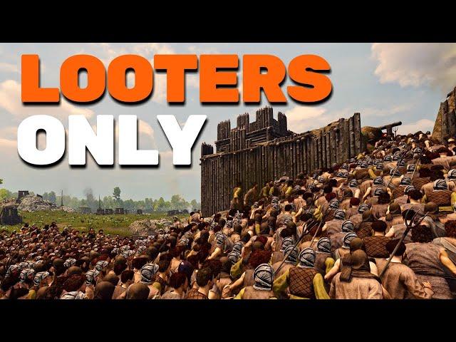 ONLY LOOTERS - Conquering Calradia in Bannerlord (Looter Army)