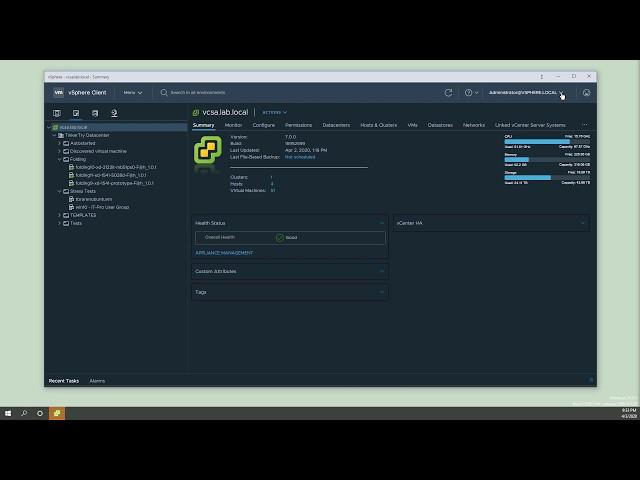 Quick look at 5 VMware vSphere 7.0 features & tips to organize and personalize your vSphere Client