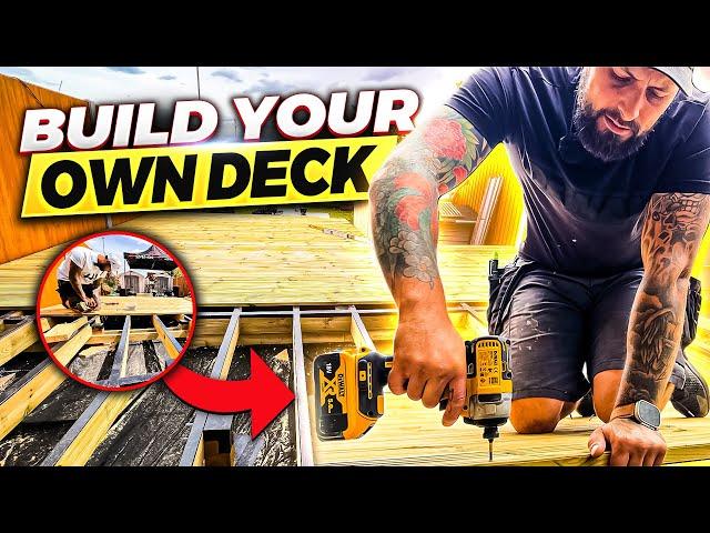 How To Build A Timber Deck & Frame - Easy Step By Step DIY Guide