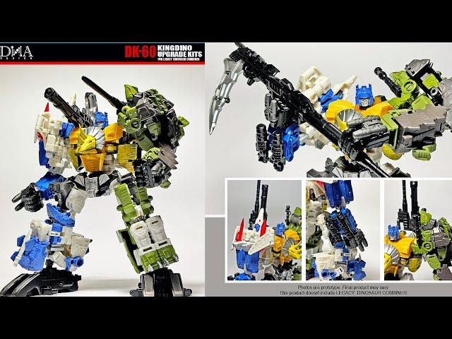 DNA Design DK-60 King Dino Upgrade Kit For Transformers Legacy United DINOKING