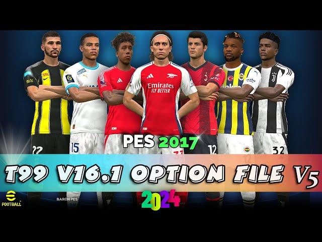 PES 2017 T99 V16.1 OPTION FILE V5