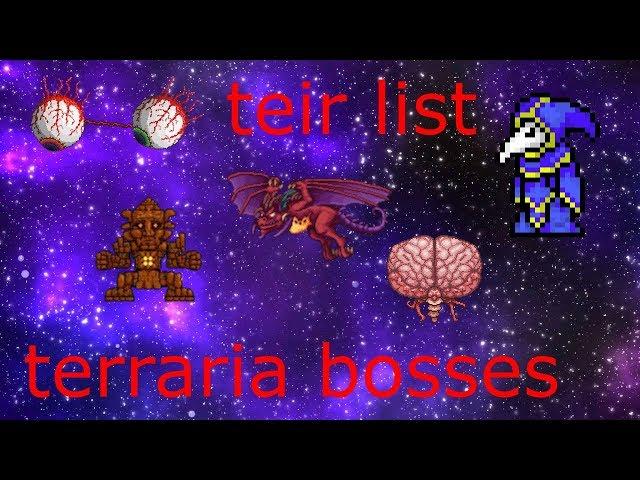 TERRRIA BOSS TIER LIST