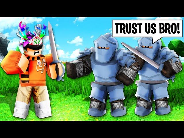 I Started a WAR Because They TRICKED ME!   (Roblox Survival Game)