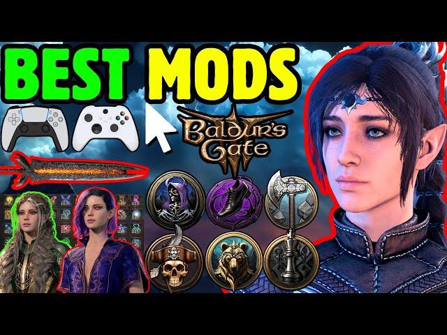 BEST MODS in Baldur's Gate 3 MOD MANAGER (PC + CONSOLE)