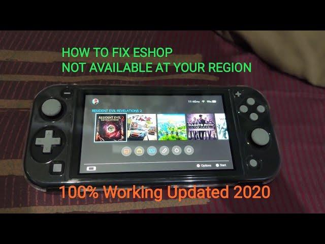 How to FIX Nintendo Switch Eshop not available in your region/country | Malaysia  | + Change Reg