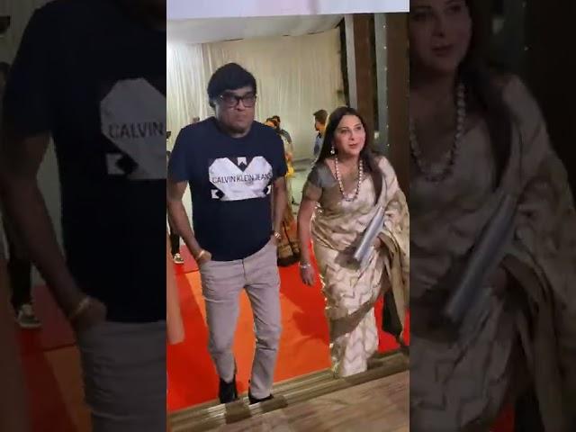 Ashok Saraf and Nivedita Joshi Saraf Attend Marathi Awards 