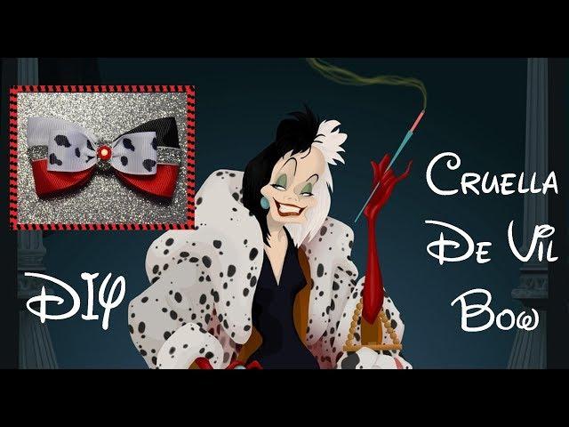 Cruella De Vil Bow