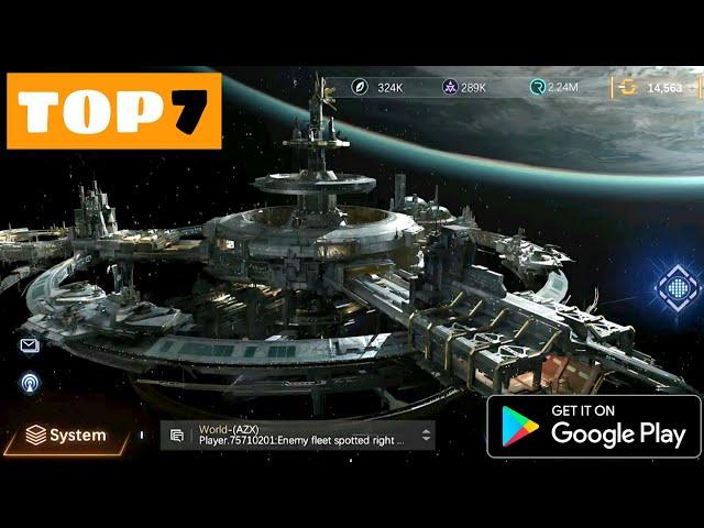 Top 7 Open World Space Games For Android 2024 | Spaceship Games