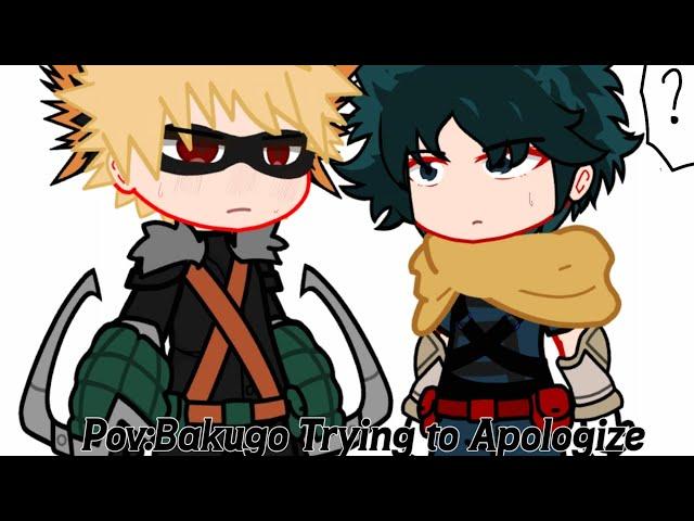 Pov: Bakugo Trying to Apologize || MHA/BNHA || GLMM