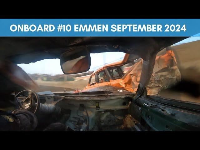 Onboard #10 Mastermilo - Credits to the Legends Banger Racing Speedway Emmen 21-9-2024