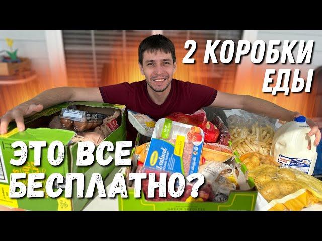 США ВЛОГ мы получили бесплатную еду Фуд Банк Бесплатные продукты в Америке