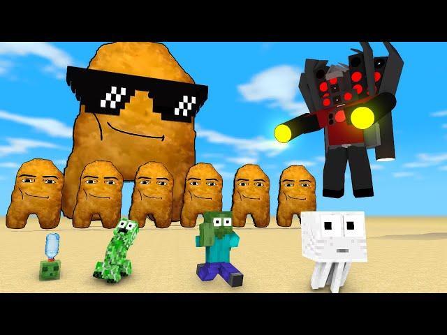 Minecraft Mobs : Gegagedigedagedago vs TITAN - Minecraft Animation