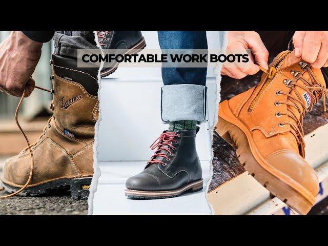 8 Most Comfortable Work Boots 2025! Stylish and Durable