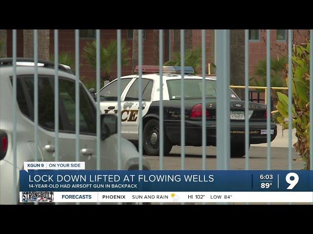 Flowing Wells High School lockdown