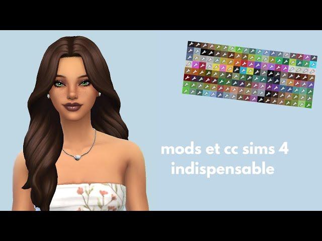 CC ET MODS INDISPENSABLE |sims 4 |