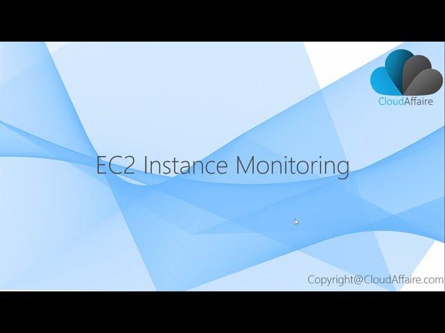 AWS EC2 Instance Monitoring