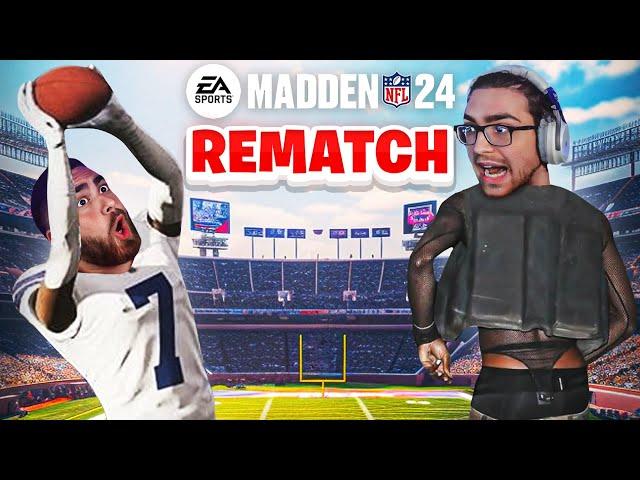 LosPollosTV HEATED Rematch VS His Brother Jake! 10 Interceptions At Halftime!