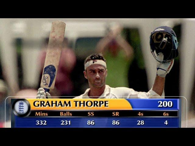 Graham Thorpe 200 (231) vs New Zealand | ENG vs NZ 2002, 1st Test