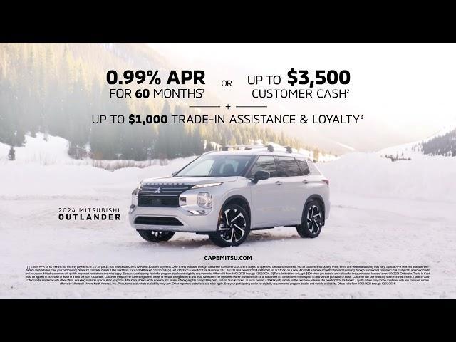 CAPE AND ISLANDS MITSUBISHI - 0.99% APR FOR 60 MONTHS