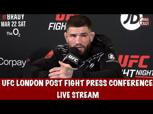 UFC London: Edwards vs. Brady Post Fight Press Conference Live Stream