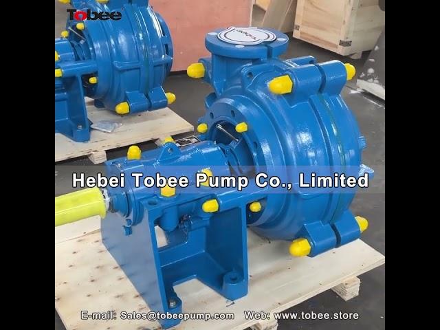 Tobee® 6x4 AHR iron mine centrifugal slurry pumps