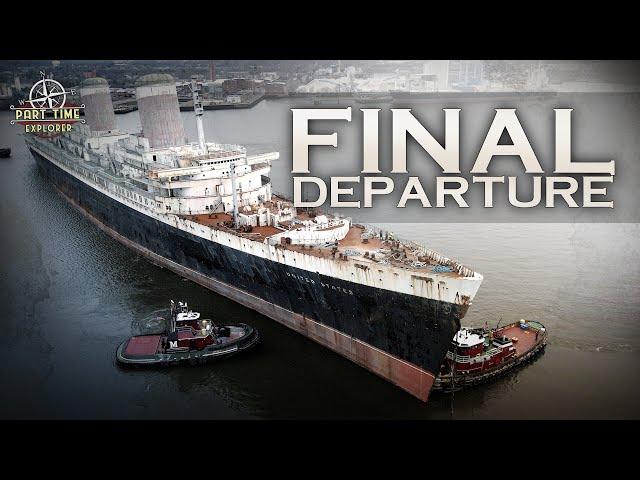 The SS United States Departing Philadelphia ( + GIVEAWAYS!)