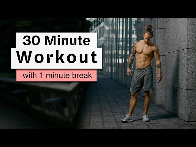 30 Minute Workout CHALLENGE [Bodyweight Hiit] | Full Body | Leo Moves