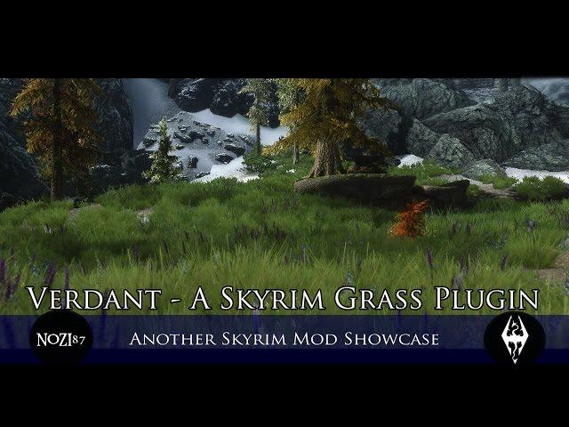 TES V - Skyrim Mods: Verdant - A Skyrim Grass Plugin by Preeum