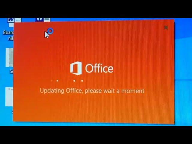 [Fix] Updating Office, Please wait a moment