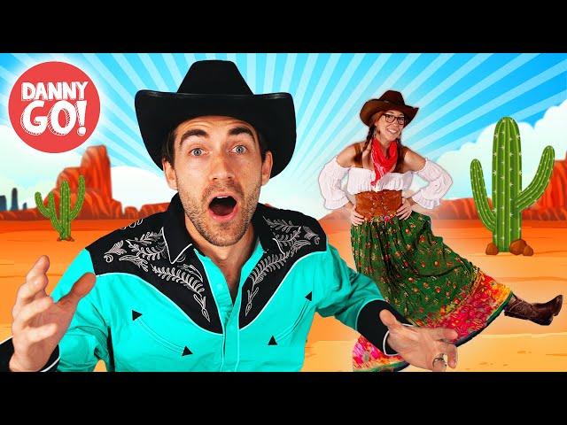 The Cowboy Dance!  /// Danny Go! Kids Brain Break Movement Songs