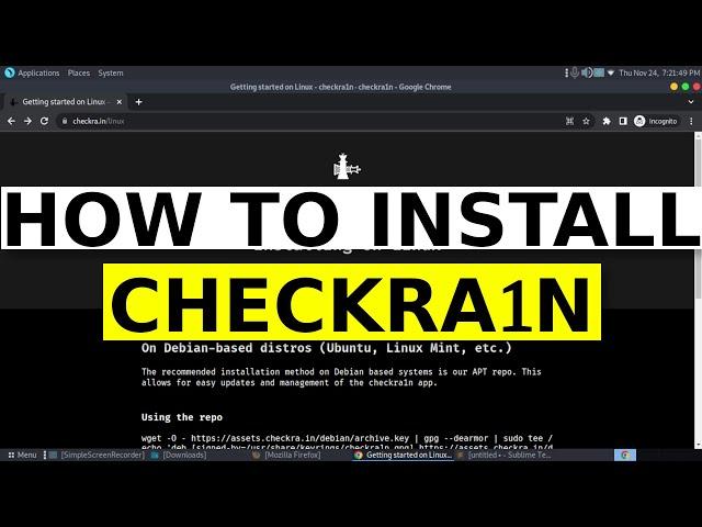 HOW TO INSTALL CHECKRAIN IN LINUX   LATEST