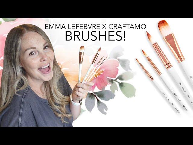 Emma Lefebvre X Craftamo Brushes!!! SPECIAL ANNOUNCEMENT! (I am so freakin' excited!)