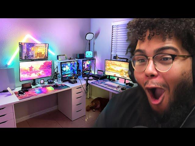 GRIZZY REACTS TO YOUR GAMING SETUPS!